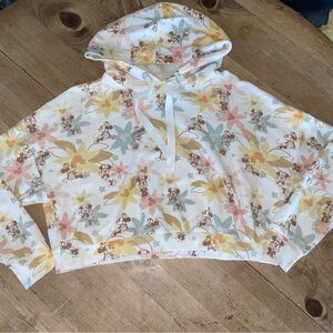 Minnie Mouse Disney crop Hoodie Sz M